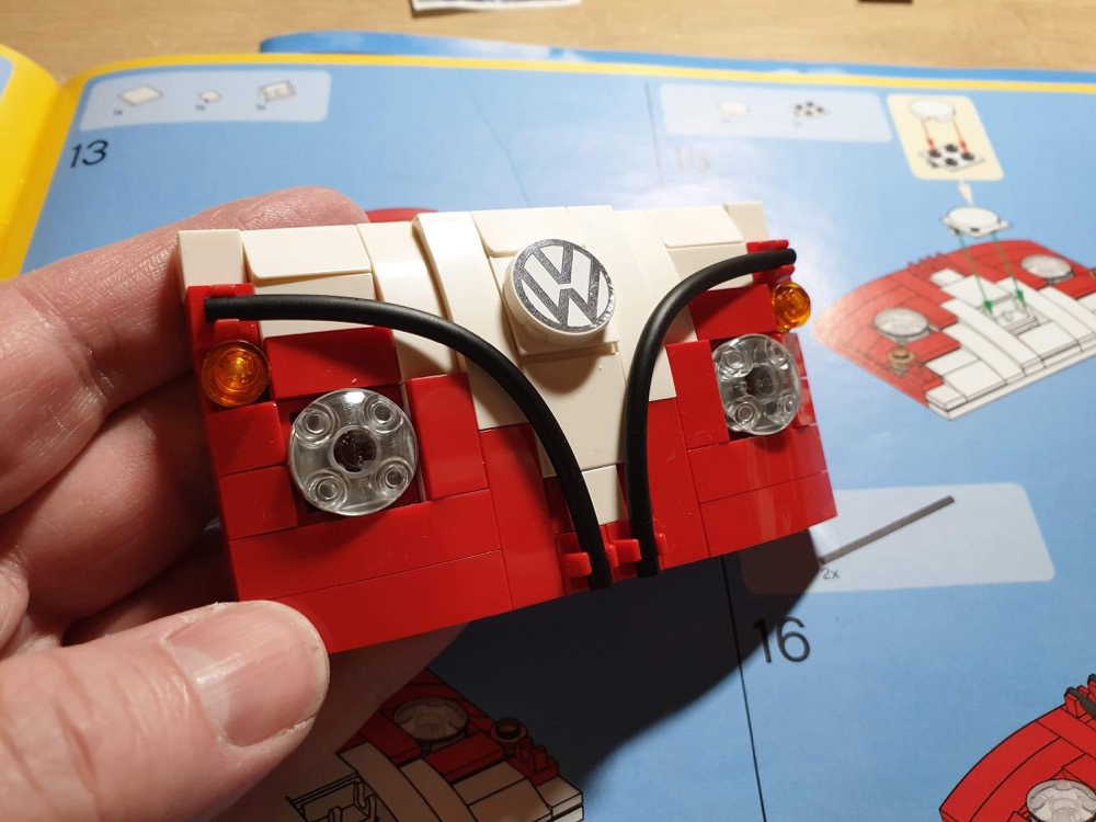 LEGO Camper build process