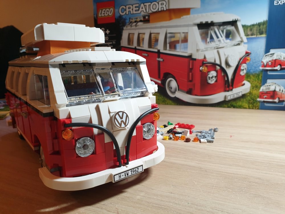 LEGO Camper build process