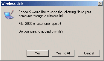 Receiving the text 'object' from Notes
